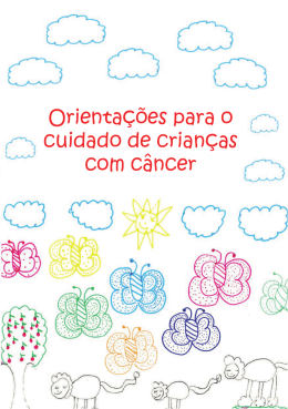 Orientações para o cuidado de crianças com câncer