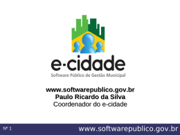 Software público de gestão municipal