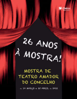 Mostra de Teatro Amador do Concelho de Oeiras