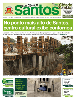 No ponto mais alto de Santos, centro cultural exibe contornos