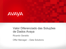 Sobre Avaya Data Solutions