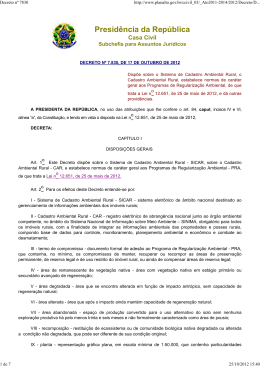 decreto nº 7.830, de 17 de outubro de 2012