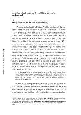 O Programa Nacional do Livro Didático (PNLD) - Maxwell - PUC-Rio