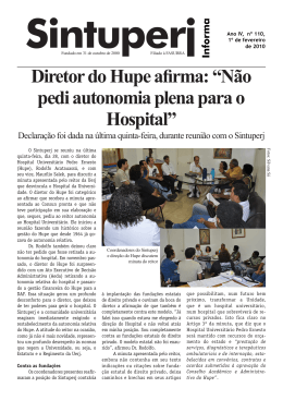 Diretor do Hupe afirma: “Não pedi autonomia plena para o Hospital”