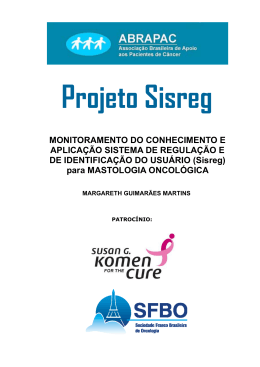 Sisreg - ABRAPAC - Associação Brasileira de Apoio aos Pacientes