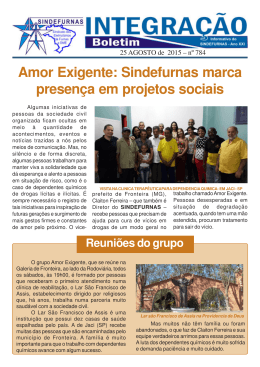 26/08/2015 Sindefurnas marca presença em projetos sociais