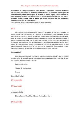 AHU, Alagoas Avulsos, Documento 34(Versão - ufal