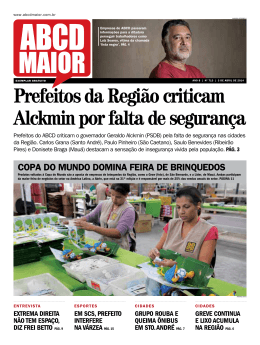 Prefeitos da Região criticam Alckmin por falta de segurança