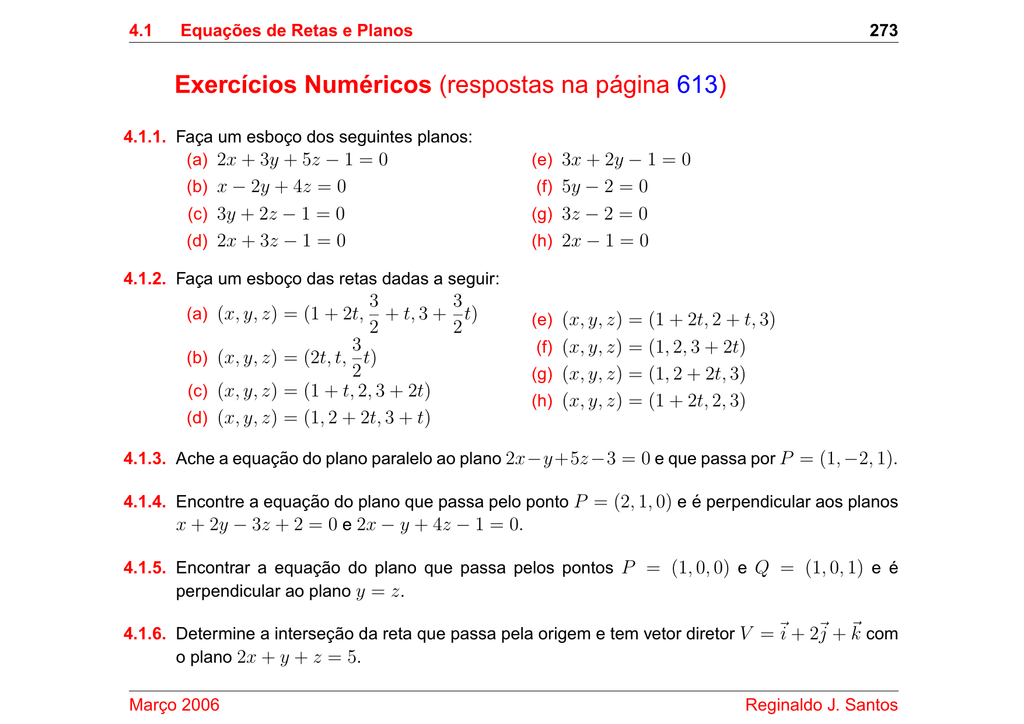 encontre a equação da reta que passa pelo ponto p