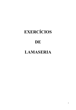 EXERCÍCIOS DE LAMASERIA