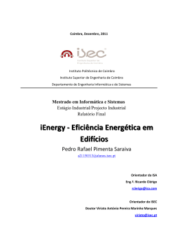 iEnergy - Eficiência Energética em Edifícios