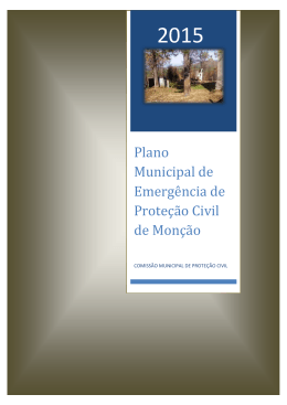 Plano Municipal de Emergência de Proteção Civil de Monção