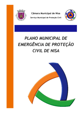 plano municipal de emergência de proteção civil de nisa
