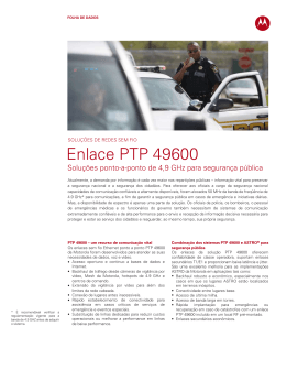 Enlace PTP 49600 - AGORA - Soluções em Telecomunicações