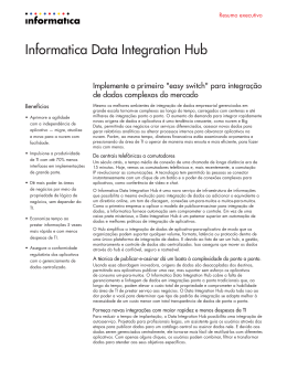 Informatica Data Integration Hub