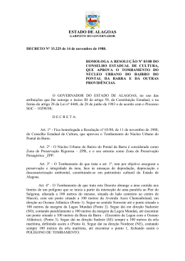 Decreto nº 33.225 - PONTAL DA BARRA