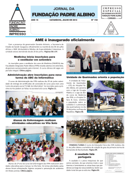 Julho/2012 - Fundação Padre Albino