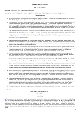 Processo CVM Nº RJ 2011/13530 (Reg. Col. n.º 8055/2011