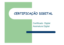 Informativos Certificação Digital
