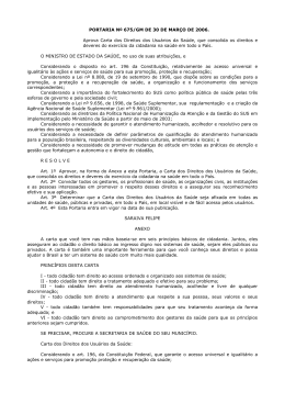 Portaria 675/GM de 2006 - Prefeitura de Duque de Caxias
