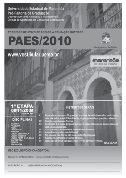 PAES / 2010 - CastroWeb.com.br