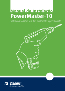 D-302999 PowerMaster-10 Guia do Instalador