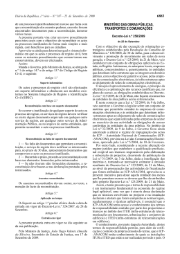 Decreto-Lei n.º 258/2009