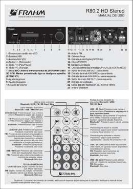 Manual Slim residence R80.2 HD Stereo- cód. 51746