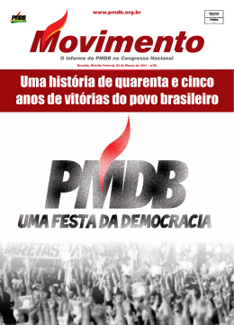 Uma história de quarenta e cinco anos de vitórias do povo brasileiro