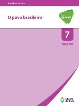 O povo brasileiro - Editora do Brasil