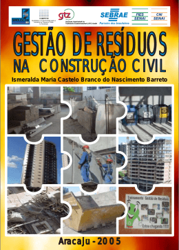 GESTO DE RESDUOS NA CONSTRUO CIVIL