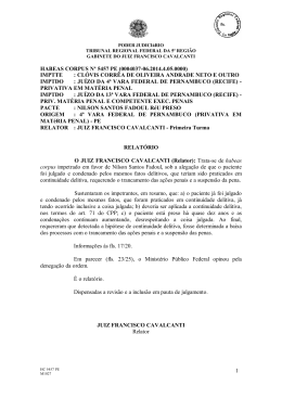 habeas corpus nº 5457 pe (0004037-06.2014.4.05.0000)
