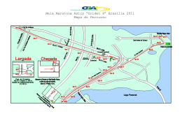 Meia Maratona Asics “Golden 4” Brasília 2011 Mapa do