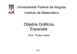 Objetos Gráficos Espaciais - Instituto de Matemática