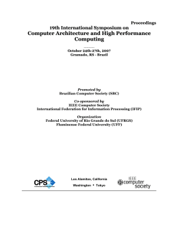 Computer Architecture and High Performance