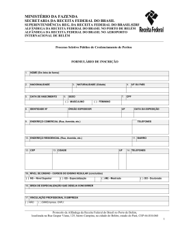 Abertura Anexo (Formulário de inscrição)