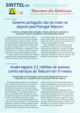 Governo português não se mete na disputa pela Portugal Telecom