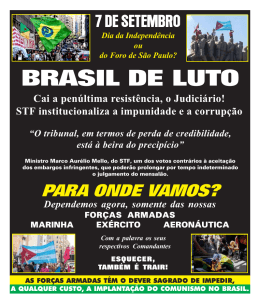 BRASIL DE LUTO - Grupo Inconfidência