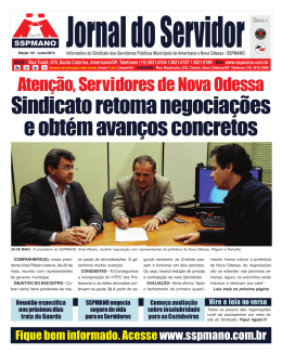 Edição 118 - Jornal do Servidor