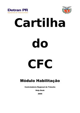 Cartilha do CFC