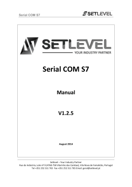 Serial COM S7