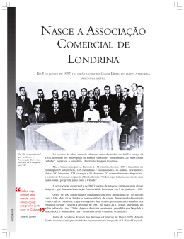 Nasce a Associação Comercial de Londrina