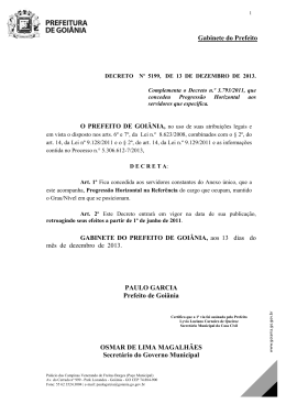 Decreto N. 5199 de 13/12/2013