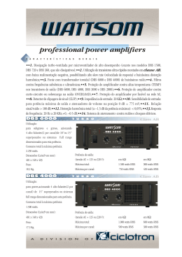 professional power amplifiers