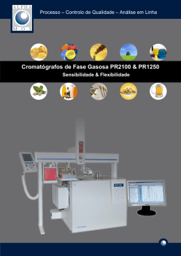 Cromatógrafos de Fase Gasosa PR2100 & PR1250