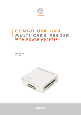 COMBO USB HUB MULTI CARD READER