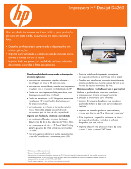 Impressora HP Deskjet D4260