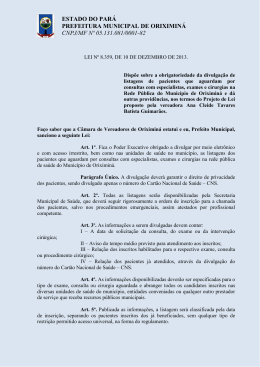 Visualizar PDF - Câmara Municipal de Oriximiná