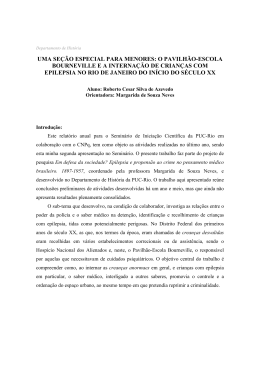 Relatório - Departamento de História da PUC-RIO