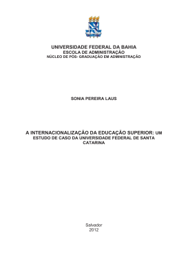 Laus, Sonia Pereira - UFBA - Universidade Federal da Bahia